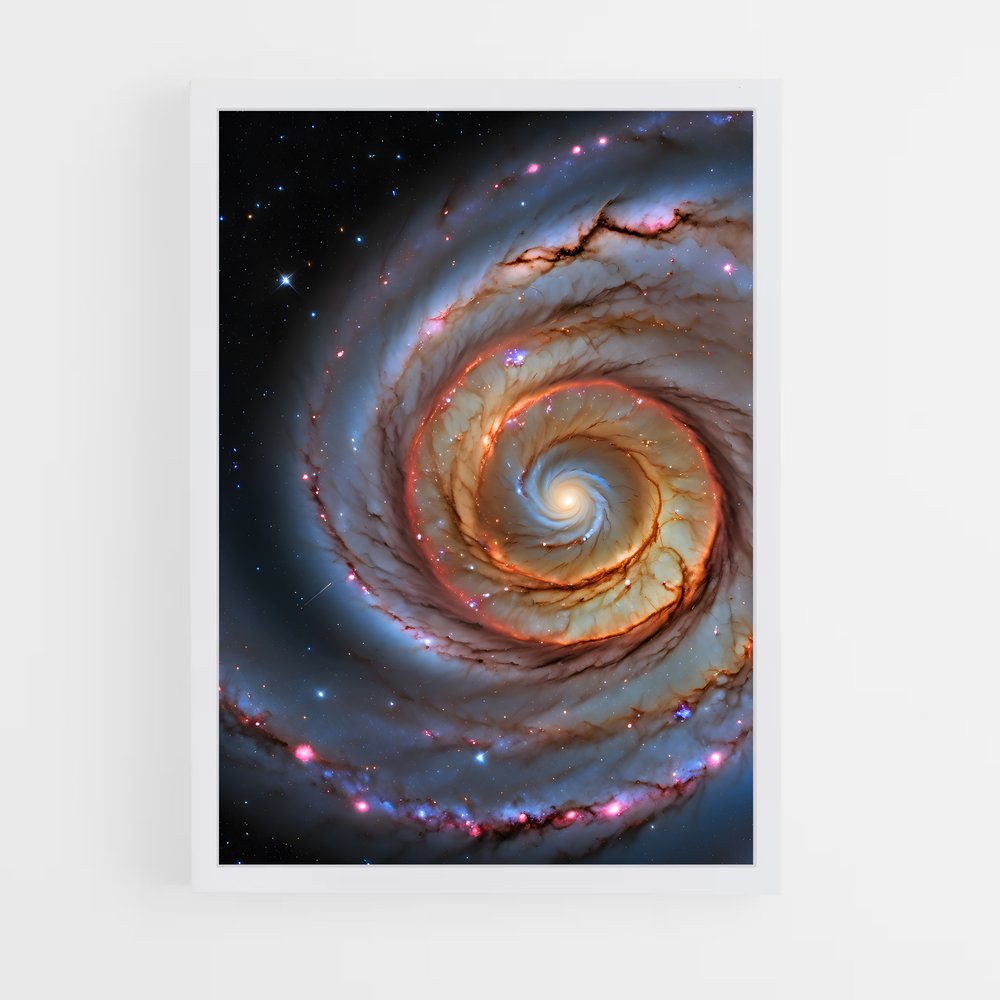 Poster sublime spirale galactique (vue 3)